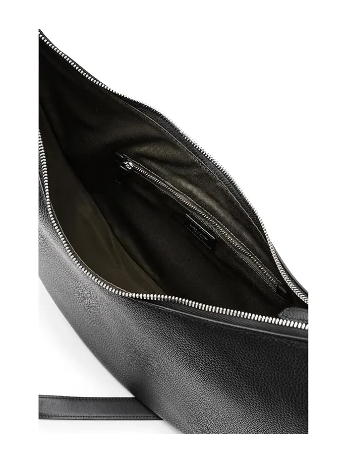 Сумка кросс-боди Duo Pebbled Leather Large Kate Spade New York — изображение 5 из 5, черный