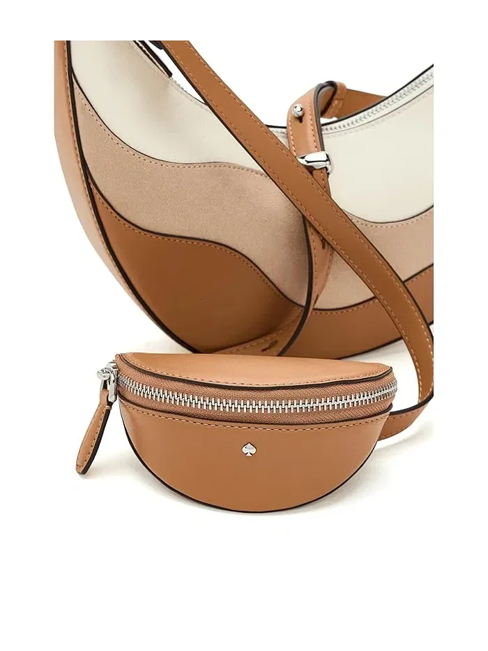 Сумка кросс-боди Duo Wavy Kate Spade New York — изображение 4 из 5, земляной