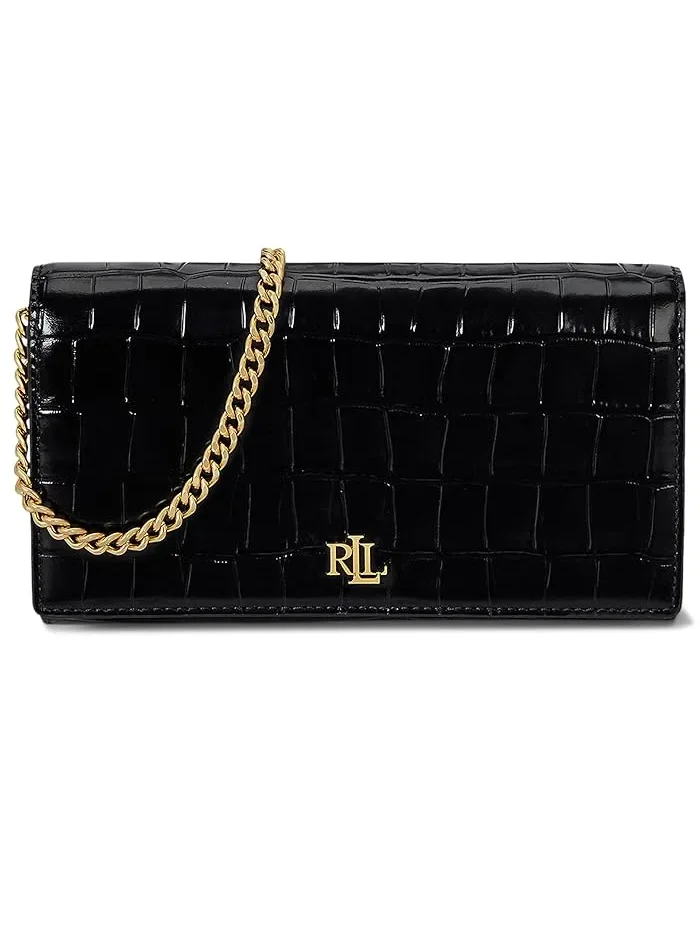 Сумка кросс-боди кроко-тиснение Medium Adair II Lauren Ralph Lauren