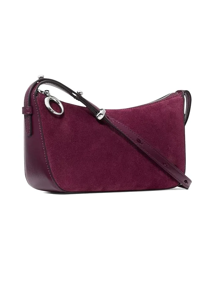 Сумка кросс-боди Halo Suede Kate Spade New York — изображение 2 из 5, фиолетовый
