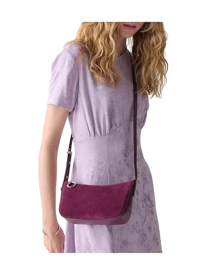 Сумка кросс-боди Halo Suede Kate Spade New York — изображение 5 из 5, фиолетовый