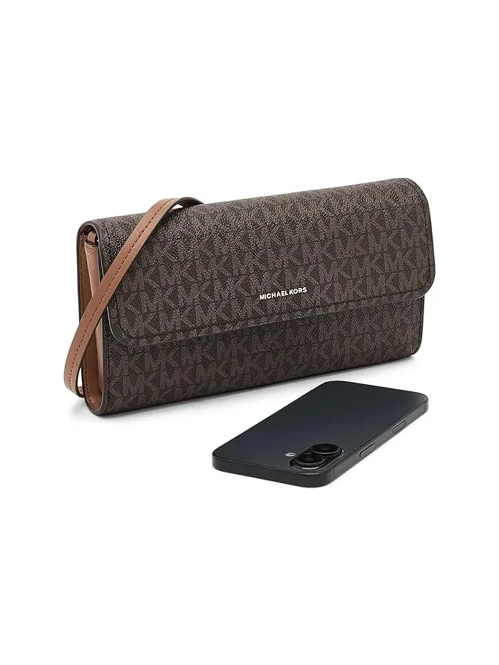 Сумка кросс-боди Jet Set Small East West Phone MICHAEL Michael Kors — изображение 3 из 5, коричневый