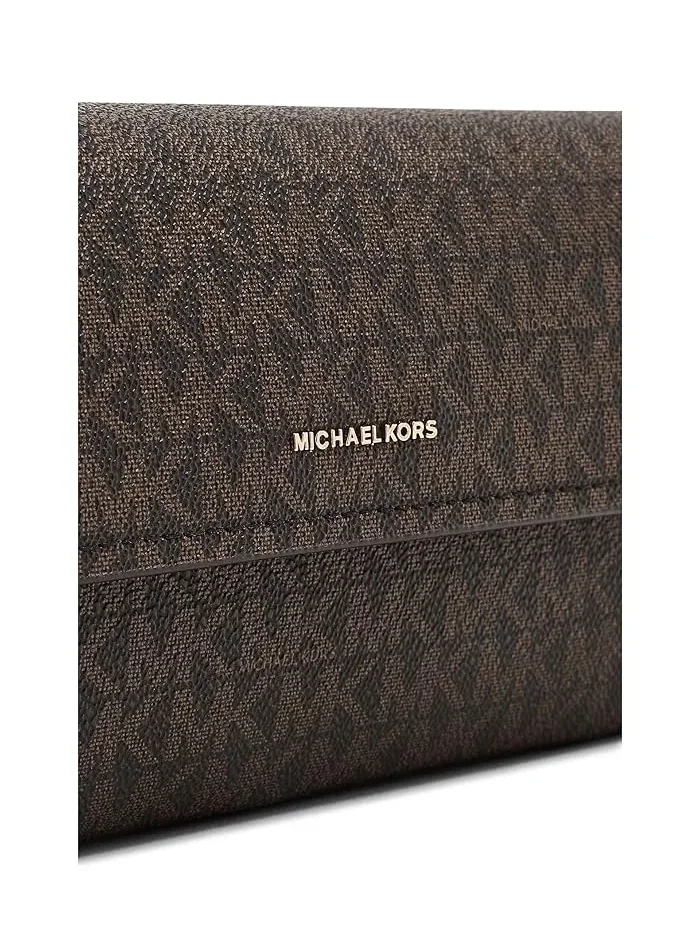 Сумка кросс-боди Jet Set Small East West Phone MICHAEL Michael Kors — изображение 4 из 5, коричневый