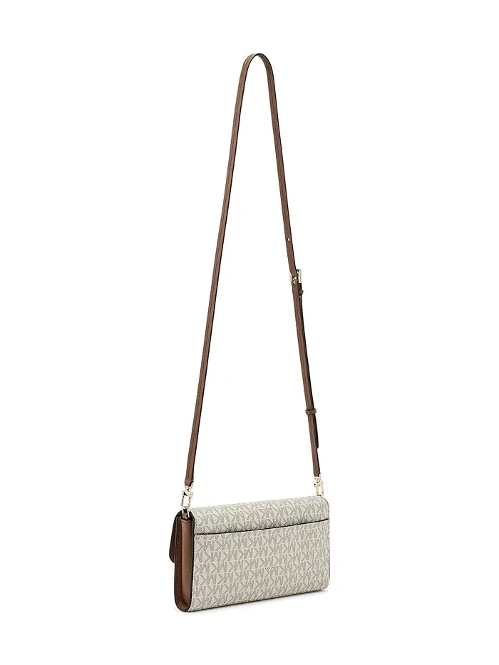Сумка кросс-боди Jet Set Small East West Phone MICHAEL Michael Kors — изображение 2 из 5, ваниль/орех