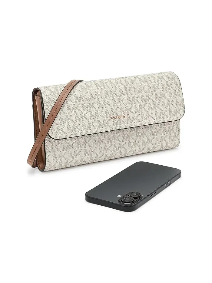 Сумка кросс-боди Jet Set Small East West Phone MICHAEL Michael Kors — изображение 3 из 5, ваниль/орех