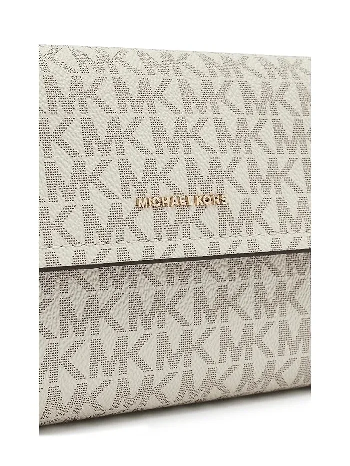 Сумка кросс-боди Jet Set Small East West Phone MICHAEL Michael Kors — изображение 4 из 5, ваниль/орех