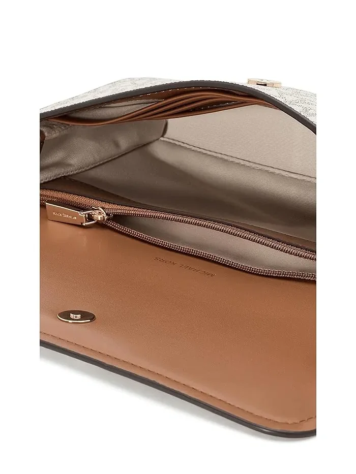 Сумка кросс-боди Jet Set Small East West Phone MICHAEL Michael Kors — изображение 5 из 5, ваниль/орех