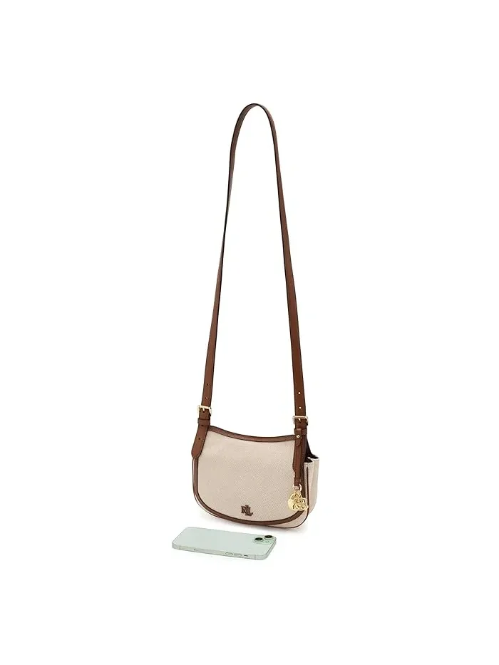 Сумка кросс-боди Canvas Medium Marcy Lauren Ralph Lauren — изображение 3 из 5, натуральный//бежевый
