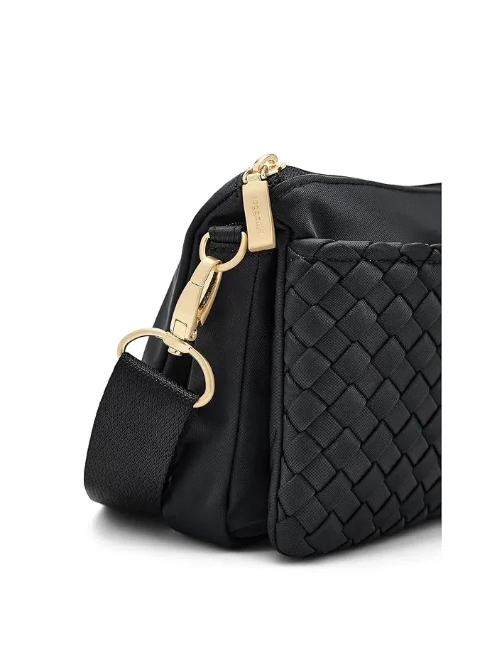 Сумка кросс-боди Perry Woven Baggallini — изображение 4 из 5, черный