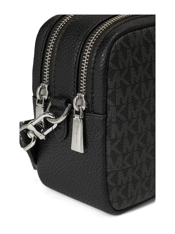 Сумка кроссбоди Bryant Medium Double Zip Chain Camera MICHAEL Michael Kors — изображение 4 из 5, черный