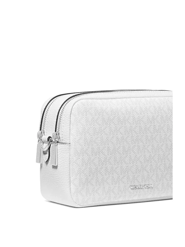 Сумка кросс-боди Bryant Medium Double Zip Chain Camera MICHAEL Michael Kors — изображение 4 из 5, белый