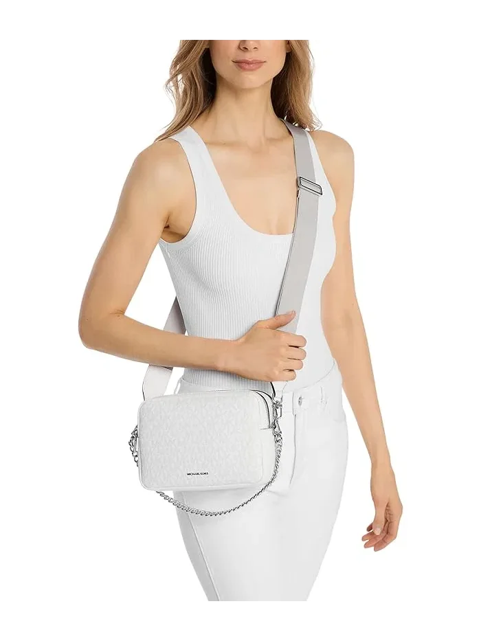 Сумка кросс-боди Bryant Medium Double Zip Chain Camera MICHAEL Michael Kors — изображение 5 из 5, белый