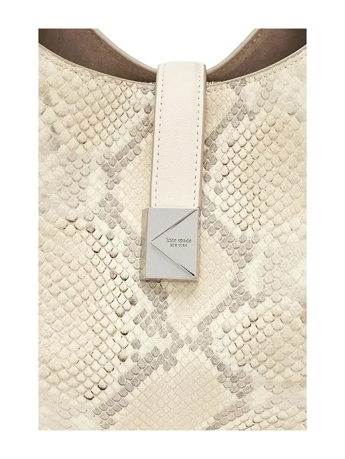 Сумка кросс-боди тиснение змея Deco Kate Spade New York — изображение 4 из 5, черничный