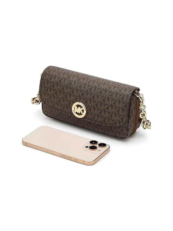 Сумка кросс-боди Nolita Small Flap Chain MICHAEL Michael Kors — изображение 3 из 5, коричневый