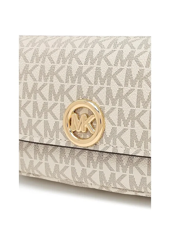 Сумка кросс-боди Nolita Small Flap Chain MICHAEL Michael Kors — изображение 4 из 5, ваниль/орех