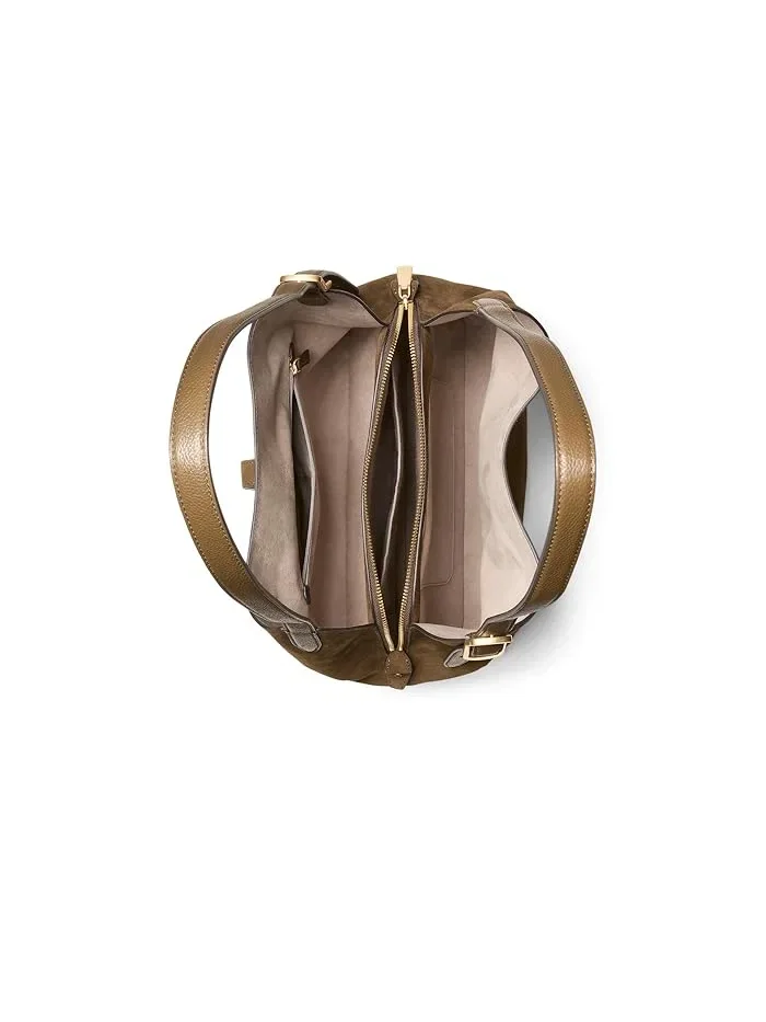 Сумка через плечо большая кожи и замши Deco Kate Spade New York — 3