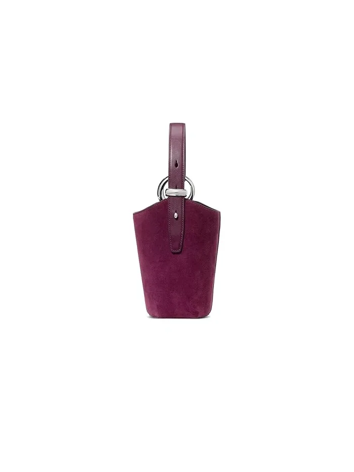 Сумка мини-ведро Halo Suede Kate Spade New York — изображение 2 из 4, фиолетовый