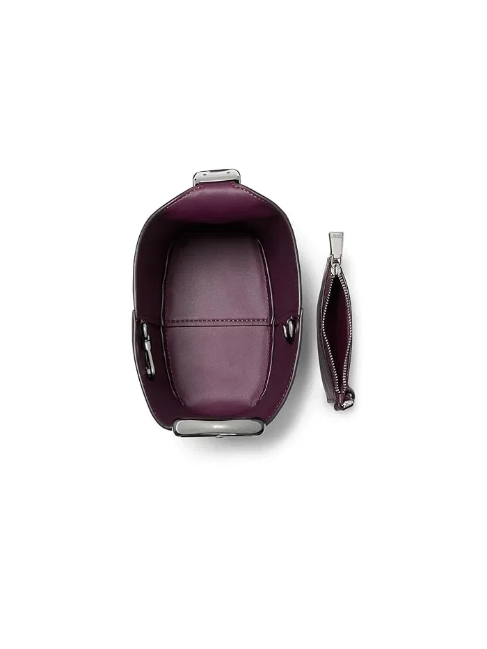 Сумка мини-ведро Halo Suede Kate Spade New York — изображение 4 из 4, фиолетовый