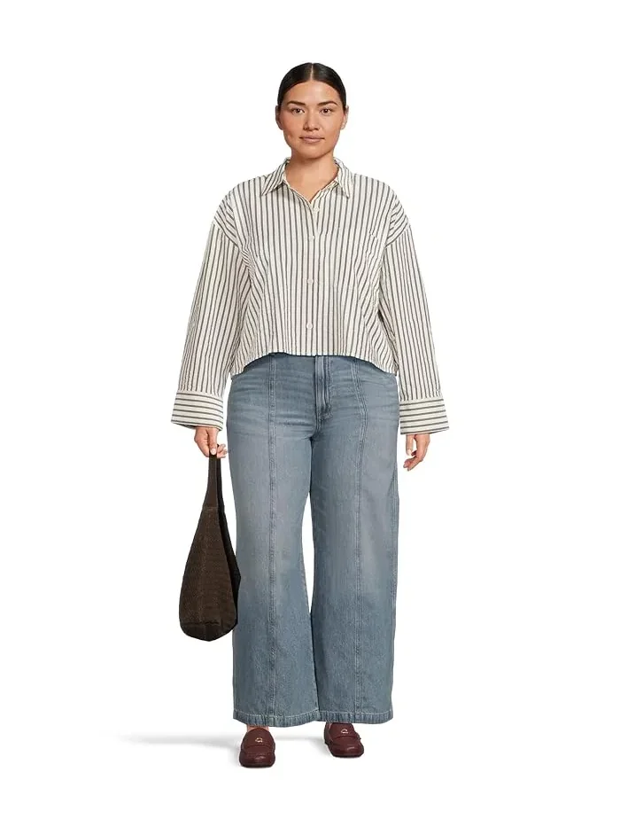 Сумка через плечо сумочка из замши Slouchy Shoulder Bag Suede Woven Madewell — 5