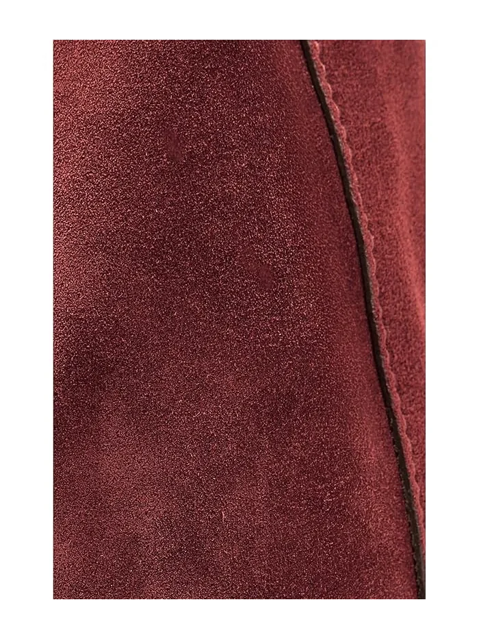 Сумка через плечо из замши модель Slouchy Madewell — 4