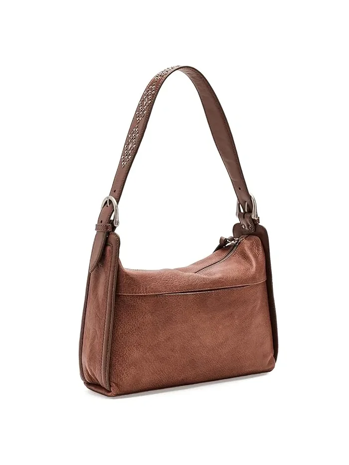 Сумка Carla Studded Shoulder Frye — изображение 2 из 5, коричневый