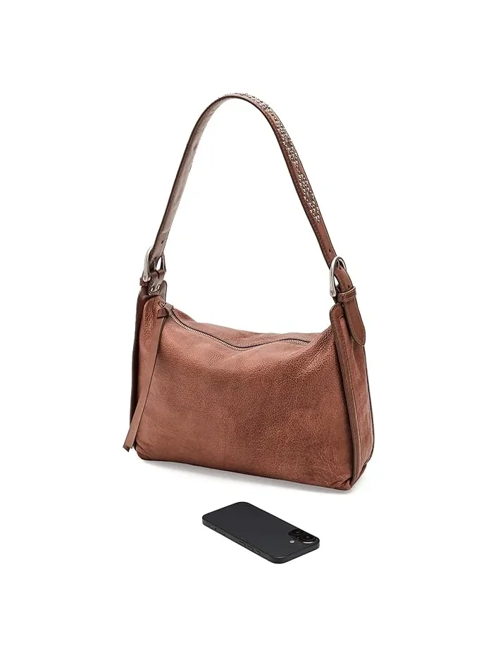 Сумка Carla Studded Shoulder Frye — изображение 3 из 5, коричневый