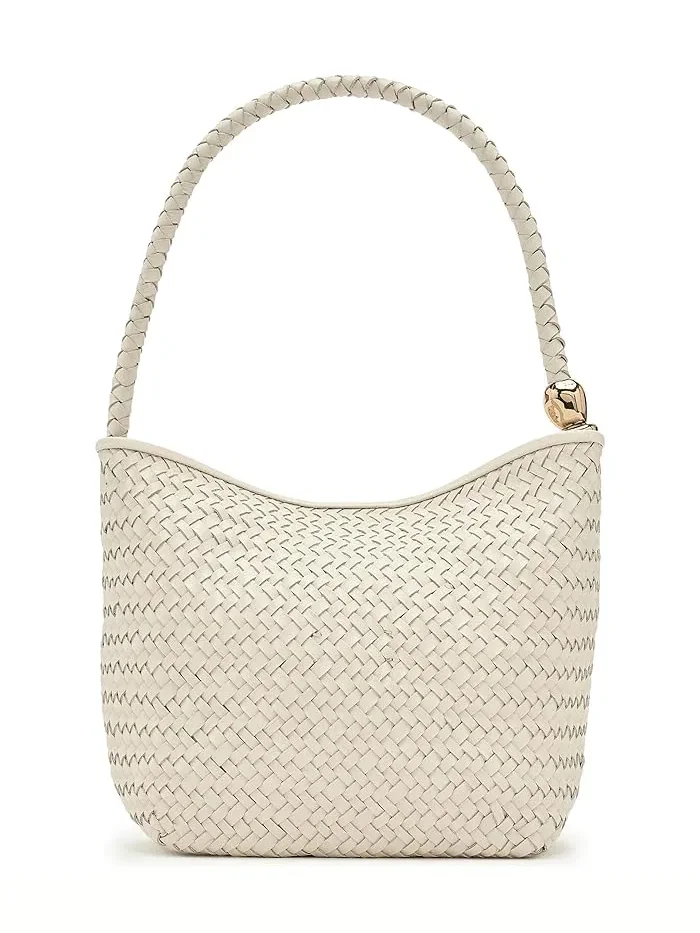 Сумка через плечо плетеная с бусинами Handwoven Shoulder Madewell, Vintage Muslin
