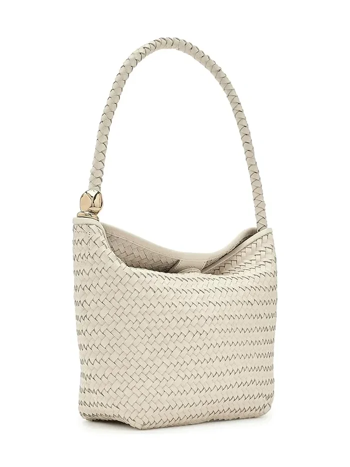 Сумка через плечо плетеная с бусинами Handwoven Shoulder Madewell, Vintage Muslin — 2