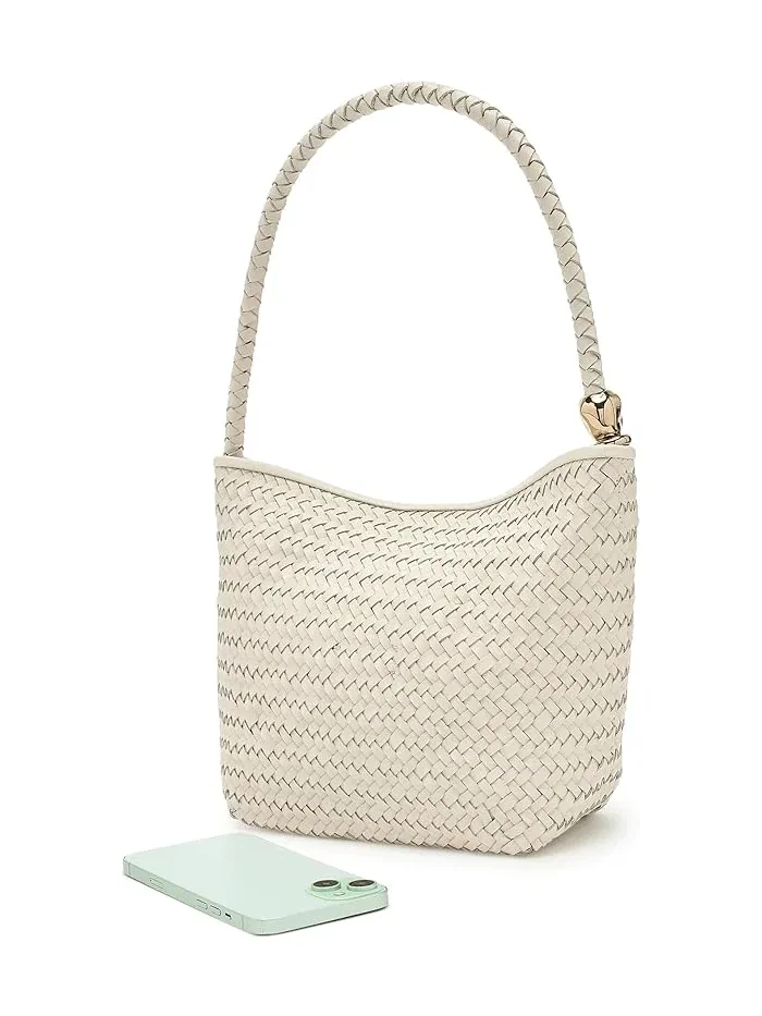 Сумка через плечо плетеная с бусинами Handwoven Shoulder Madewell, Vintage Muslin — 3