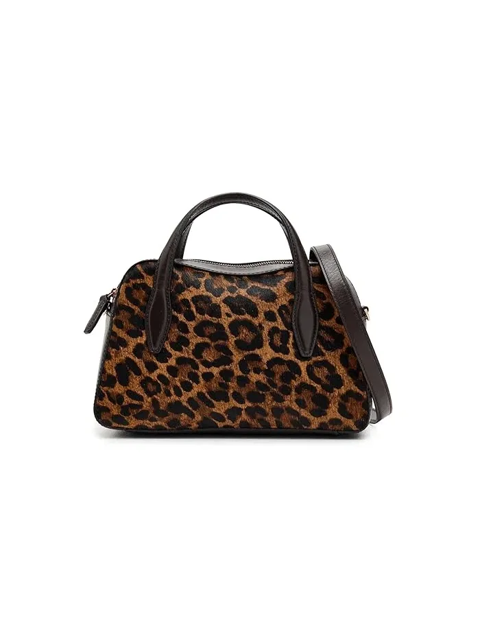 Сумка-сэтчел из кожи и волосатой кожи Soft Grain Sm Satchel Madewell