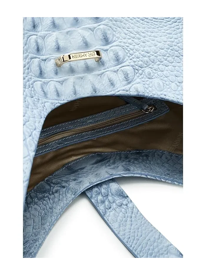 Сумка через плечо из кожи Alden Road Gwynne Brahmin — изображение 5 из 5, каменный