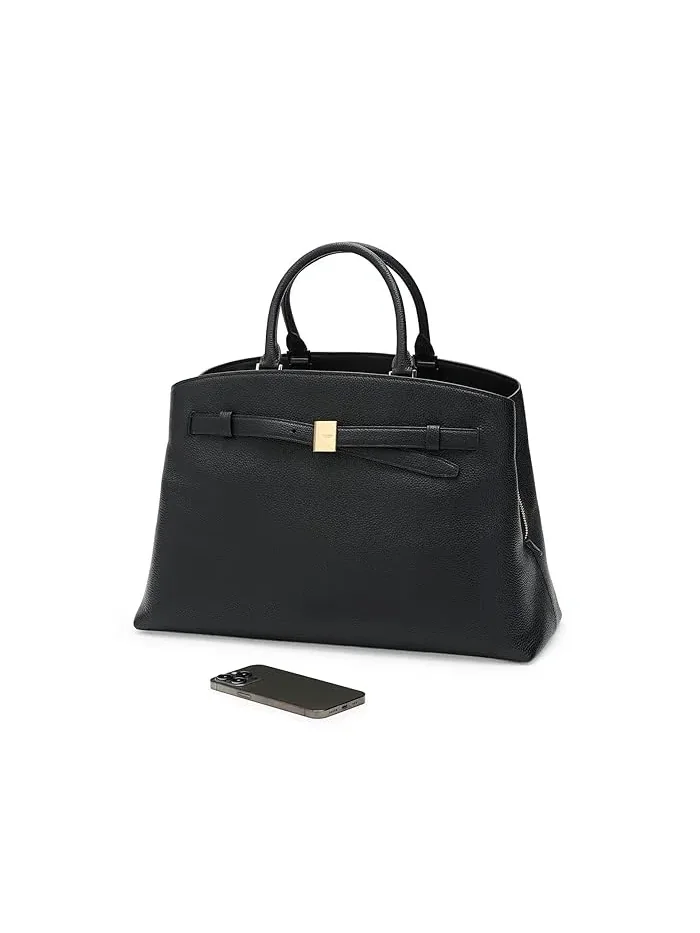 Сумка через плечо кожаная Deco Pebbled Leather Large Satchel Kate Spade New York — 3