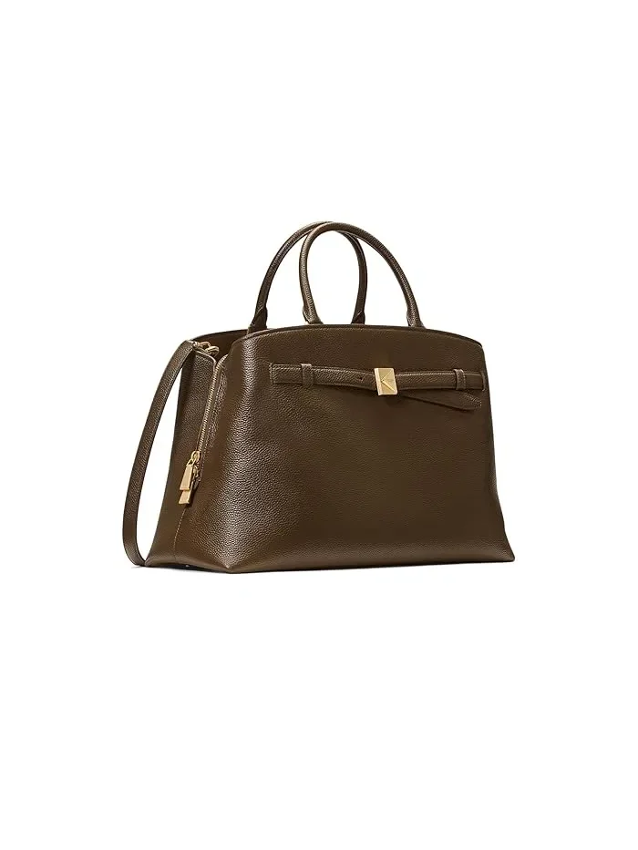 Сумка кожаная тисненая Deco Large Satchel Kate Spade New York