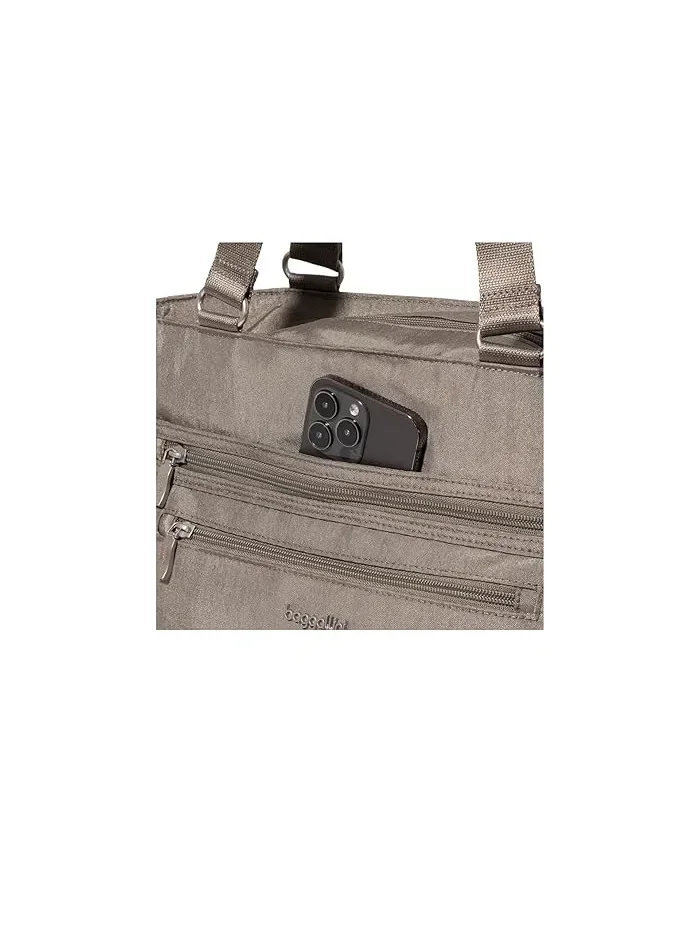 Сумка-шоппер Modern Everyday Shopper Baggallini — изображение 5 из 5, серебристый