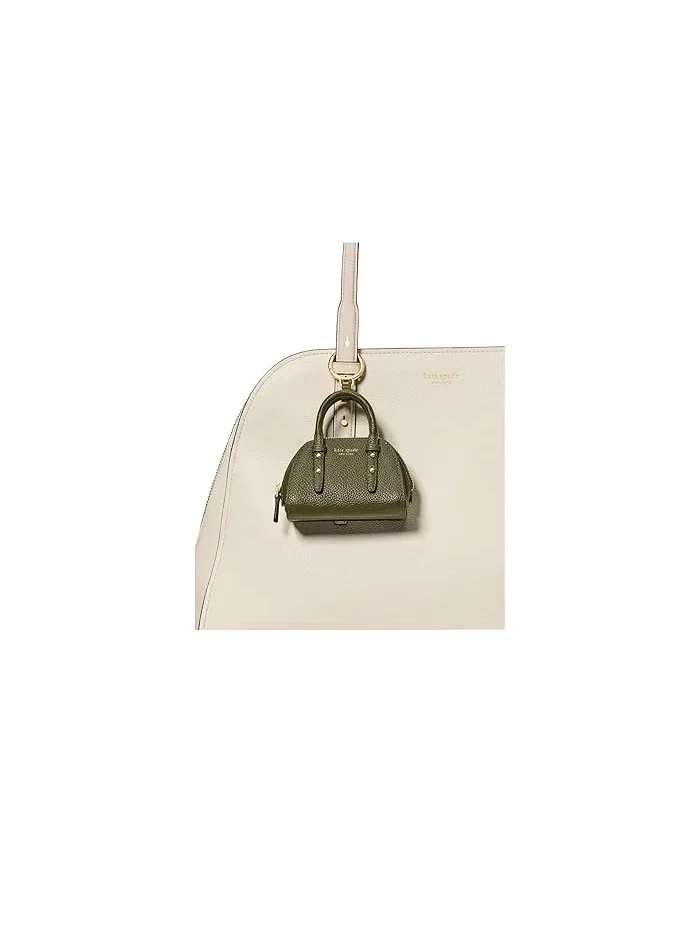 Сумка-брелок Charmed Pebbled Leather Nano Carryall Kate Spade New York — 2