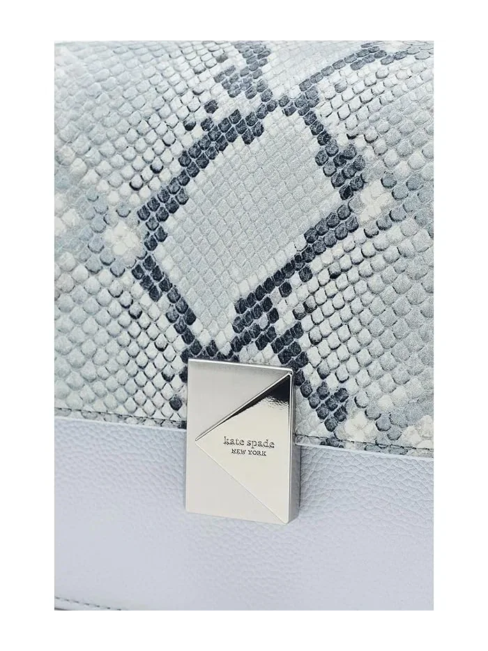 Сумка через плечо с цепочкой змеиный тиснение Deco Snake Kate Spade New York — 4