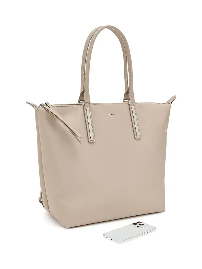 Сумка-трансформер Studio Tote Caraa — изображение 3 из 5, бежевый