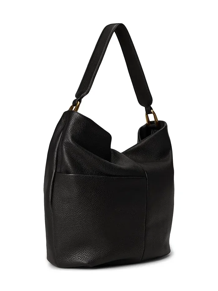 Сумка-хобо кожаная Harley Hobo HOBO — изображение 2 из 5, перламутр