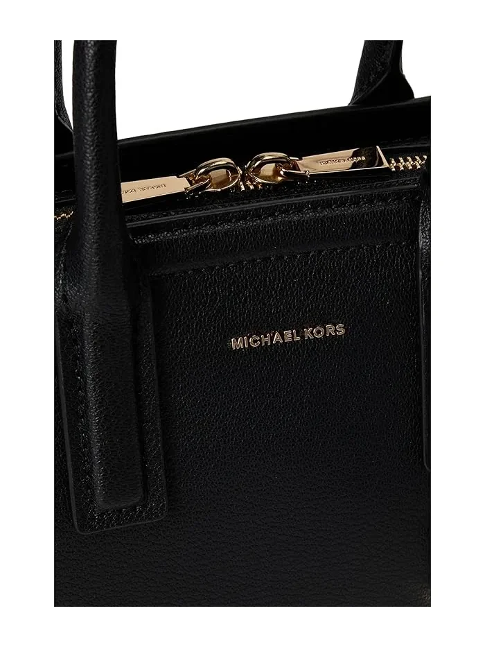 Сумка Laila Small Satchel MICHAEL Michael Kors — изображение 4 из 5, черный