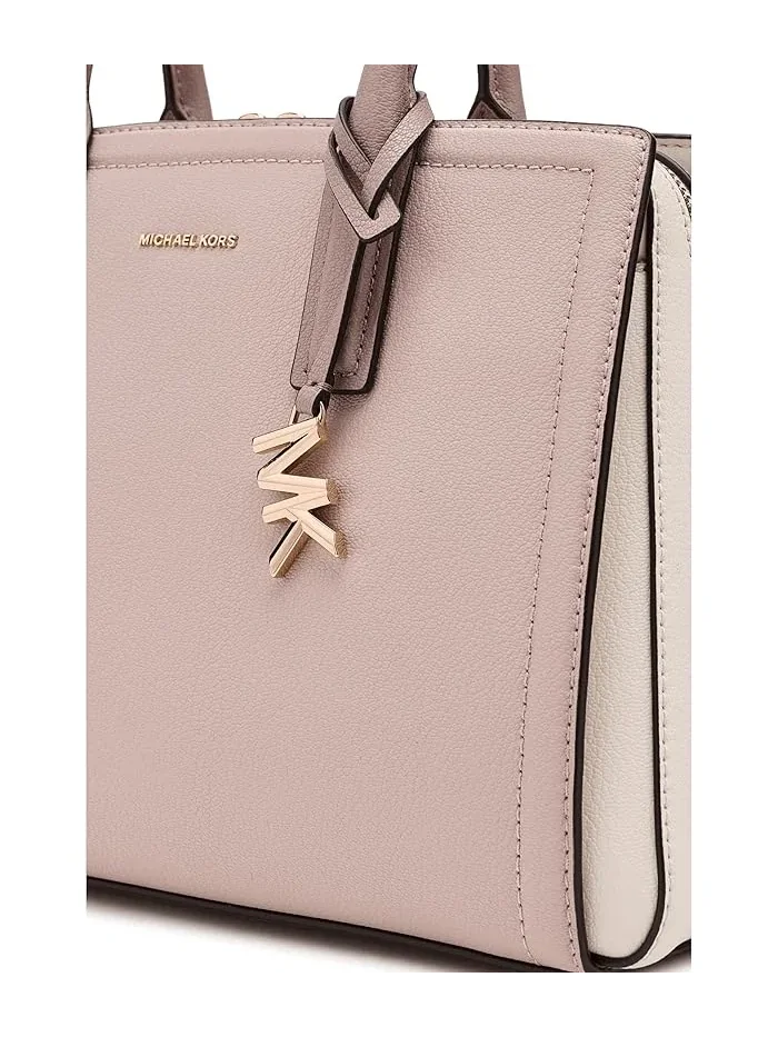 Сумка сатчел Laila из тисненой козьей кожи MICHAEL Michael Kors — 4