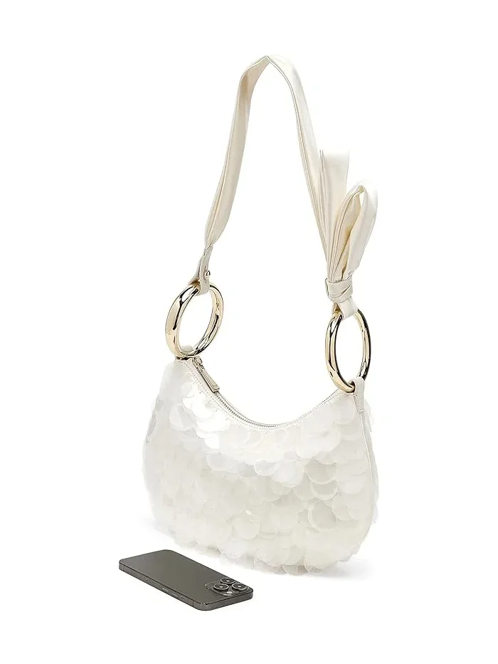 Сумка The Bangle Sequin Paillette Kate Spade New York — изображение 3 из 5, бежевый