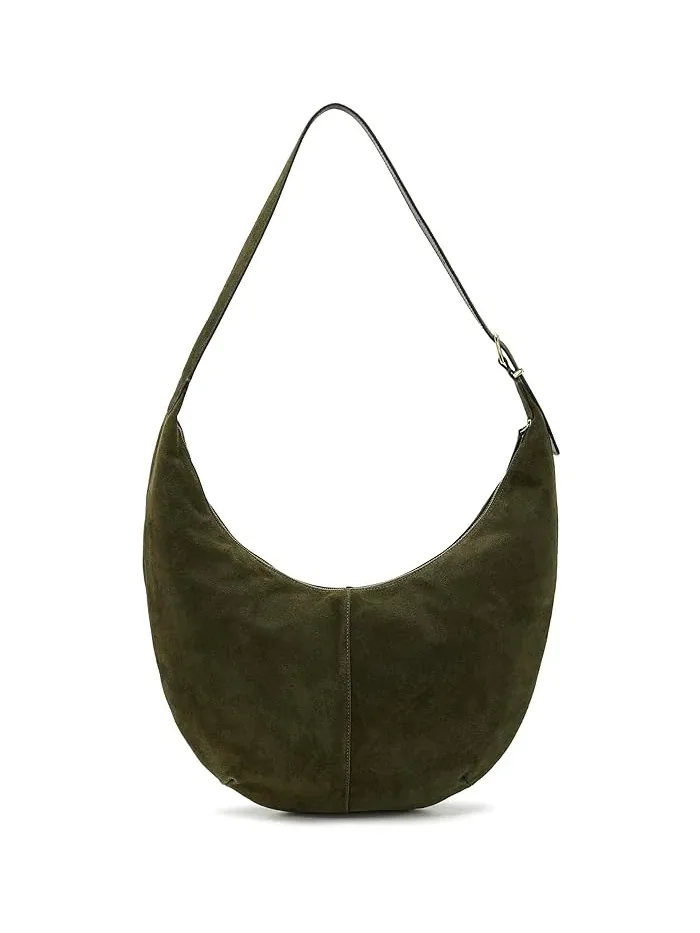 Сумка через плечо Suede Essentials Curve Shoulder Bag Madewell