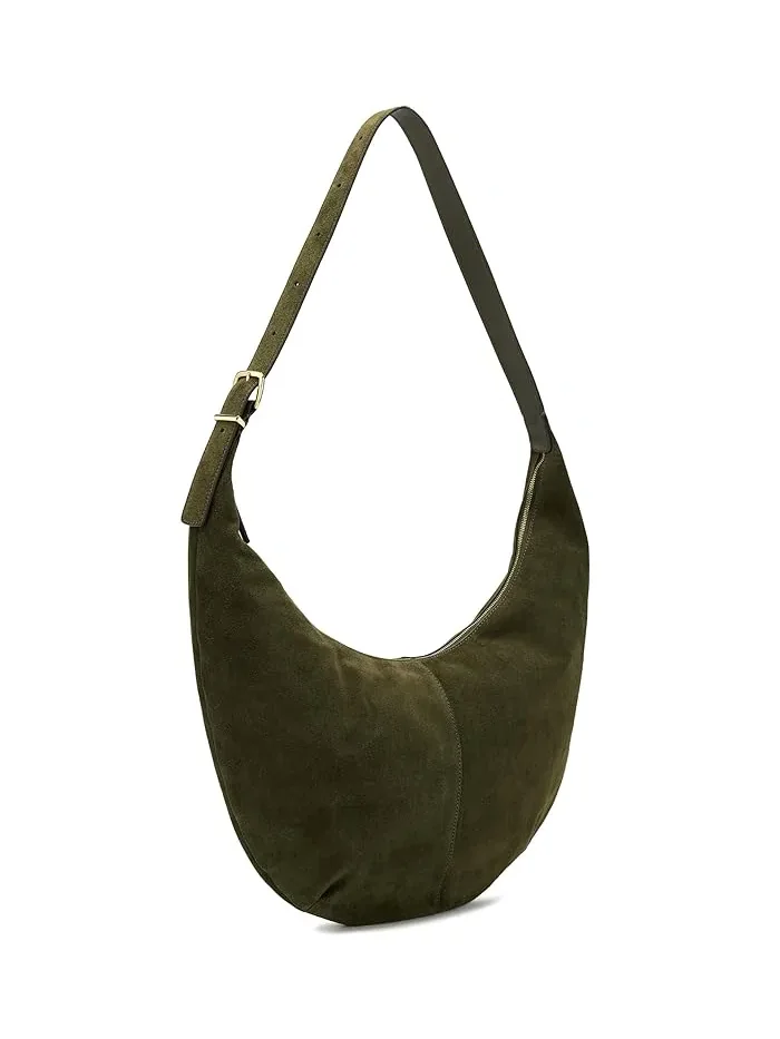 Сумка через плечо Suede Essentials Curve Shoulder Bag Madewell — 2