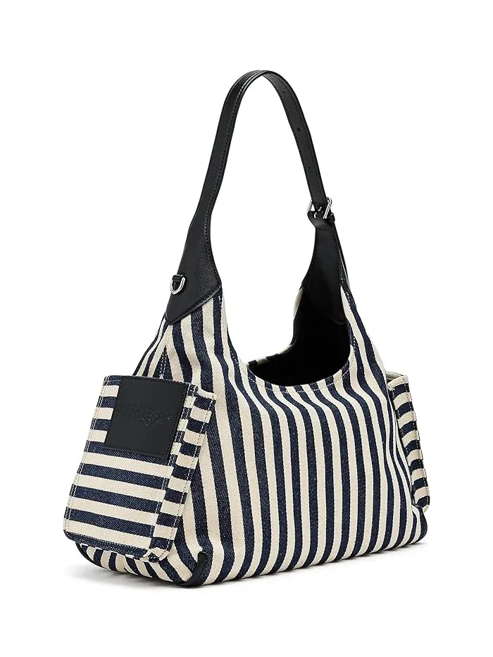 Сумка Sack Belted Canvas Stripe Marc Jacobs — изображение 2 из 5, синий мульти