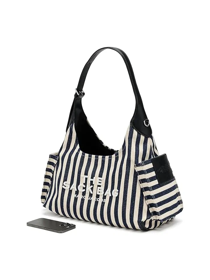 Сумка Sack Belted Canvas Stripe Marc Jacobs — изображение 3 из 5, синий мульти