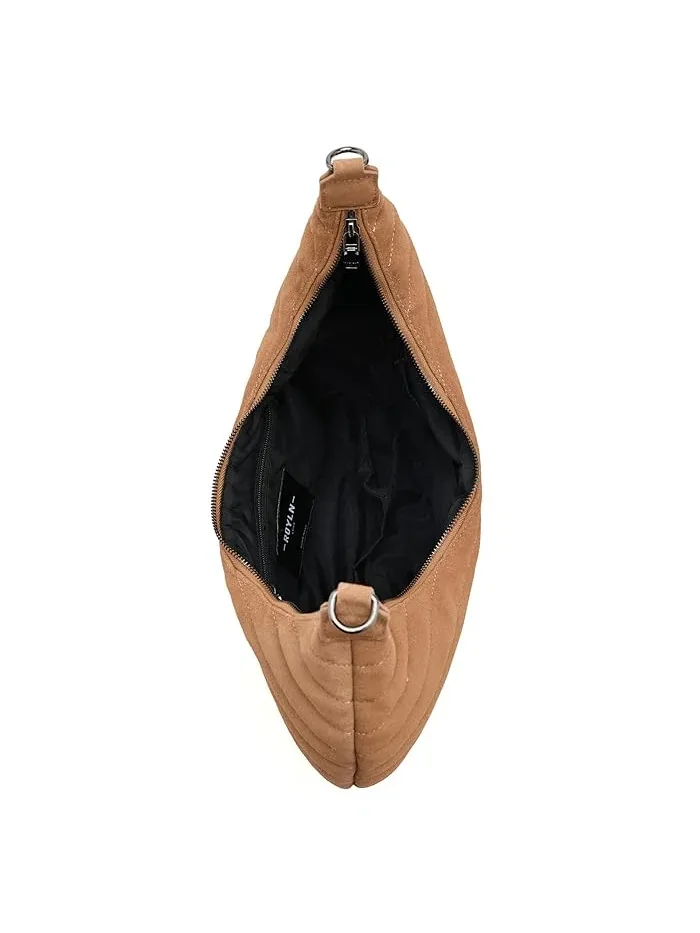 Сумка moon-shaped THINK ROYLN Moonstruck, Terracotta Suede — 5