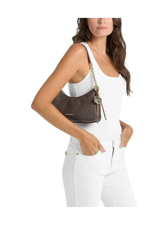 Сумка через плечо Nolita Medium Chain Pouchette MICHAEL Michael Kors — изображение 5 из 5, коричневый