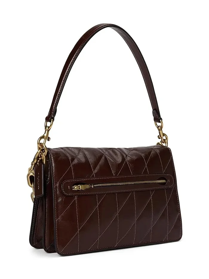 Сумка через плечо с квилтингом Chain Tabby COACH — изображение 2 из 5, зеленый