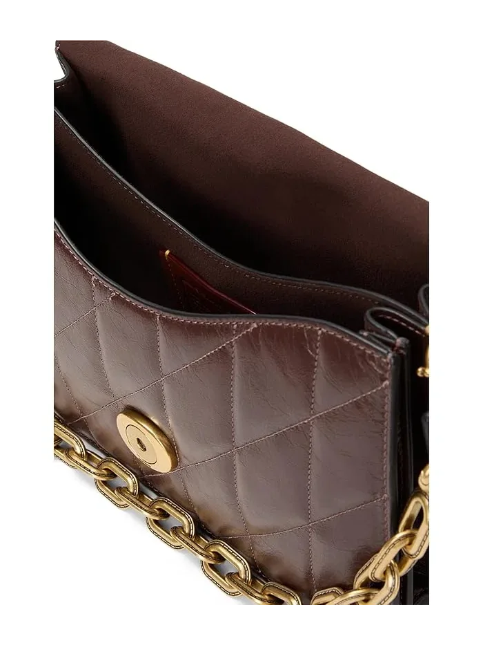Сумка через плечо с квилтингом Chain Tabby COACH — изображение 3 из 5, зеленый