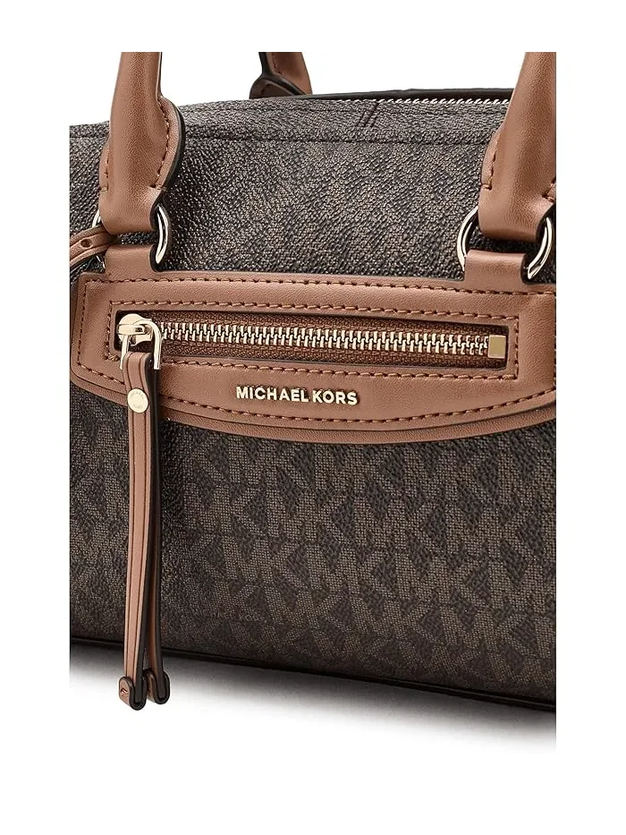 Сумка-дутль Jet Set Travel Extra Small Duffle Crossbody MICHAEL Michael Kors — изображение 4 из 5, коричневый